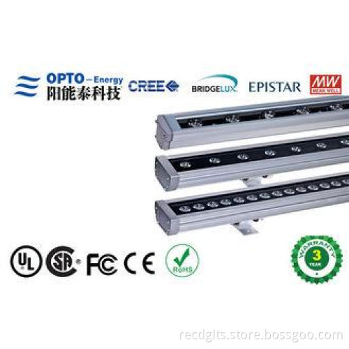 DMX 9 Watt RGB Led Wall Washer Lighting / led stage lightin